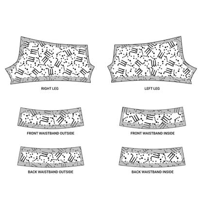 Women's Polyester Yoga Shorts with the Scorpio Zodiac sign (AOP)