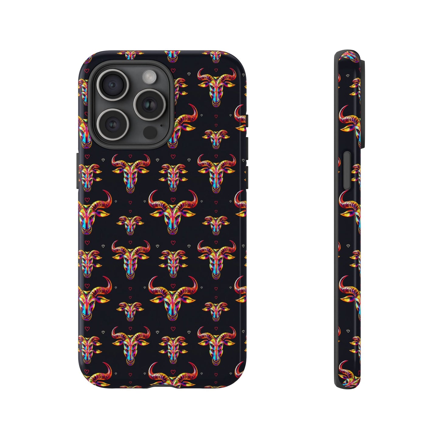 Tough Cases, Taurus, Zodiac, Metal Pattern