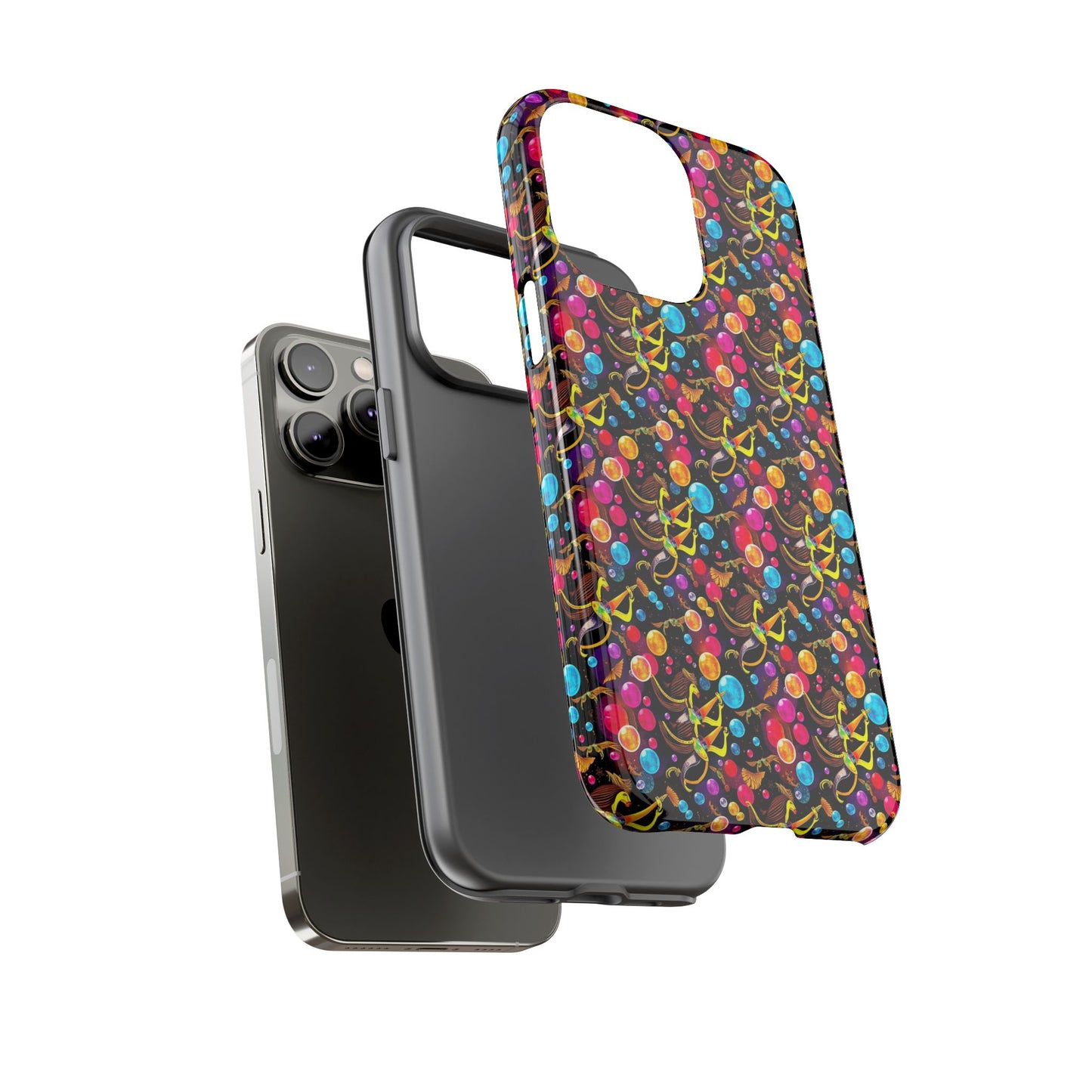 Tough Cases, Sagittarius, Zodiac v1, Bubble Pattern