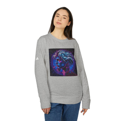 Adidas, Unisex Fleece Crewneck Sweatshirt, Gemini, Pop Art v1, Zodiac