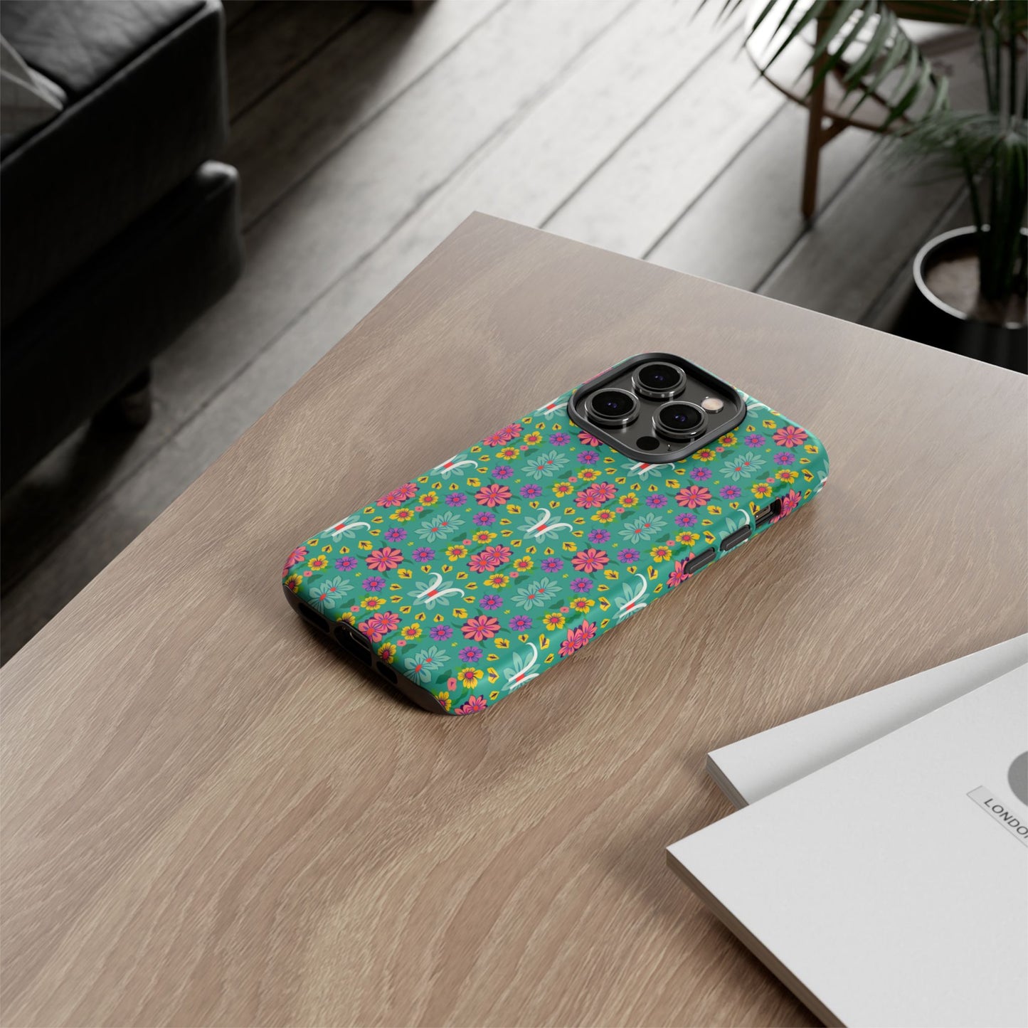 Tough Cases, Aquarius, Zodiac v4, Flower Pattern