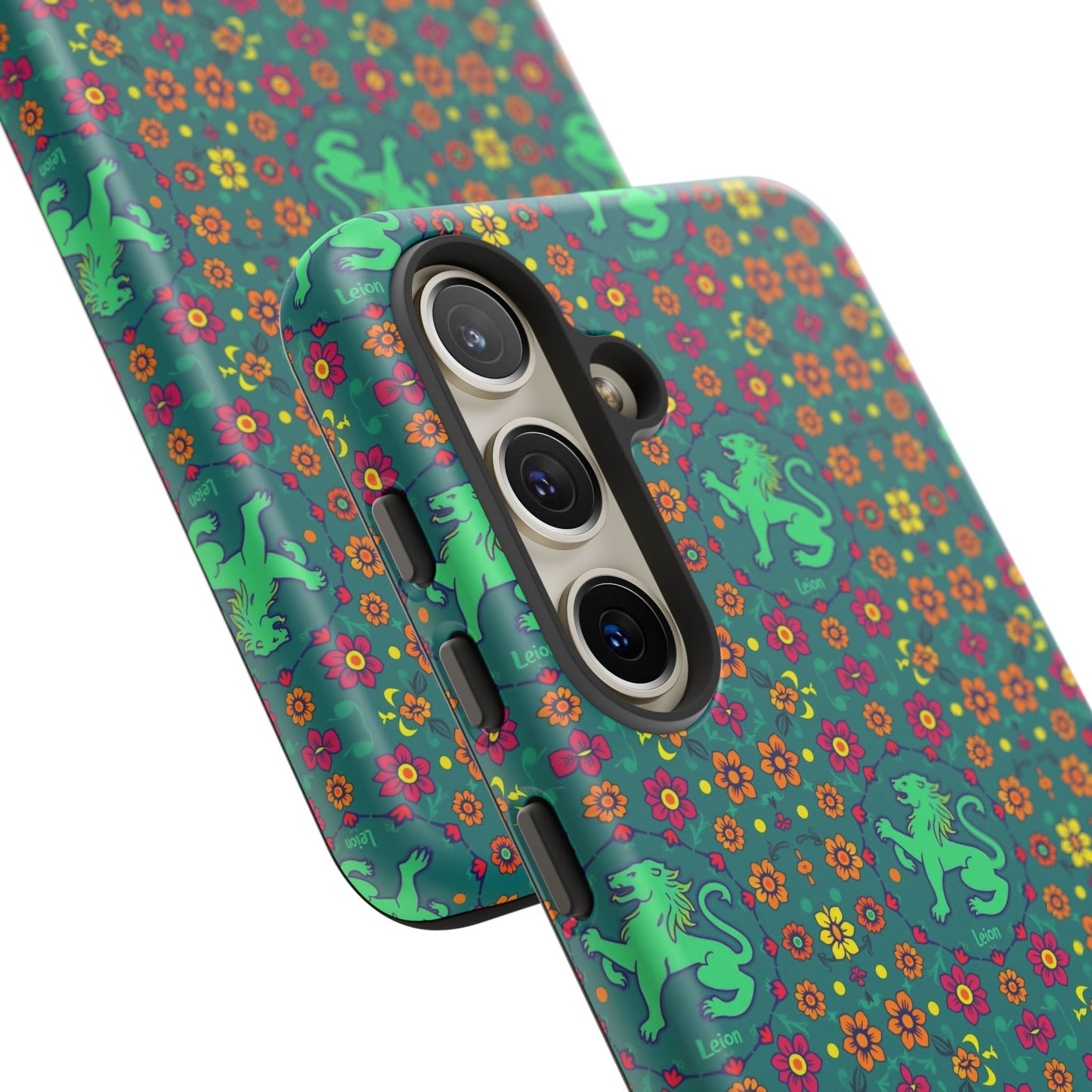 Tough Cases, Leo, Zodiac v3, Flower Pattern