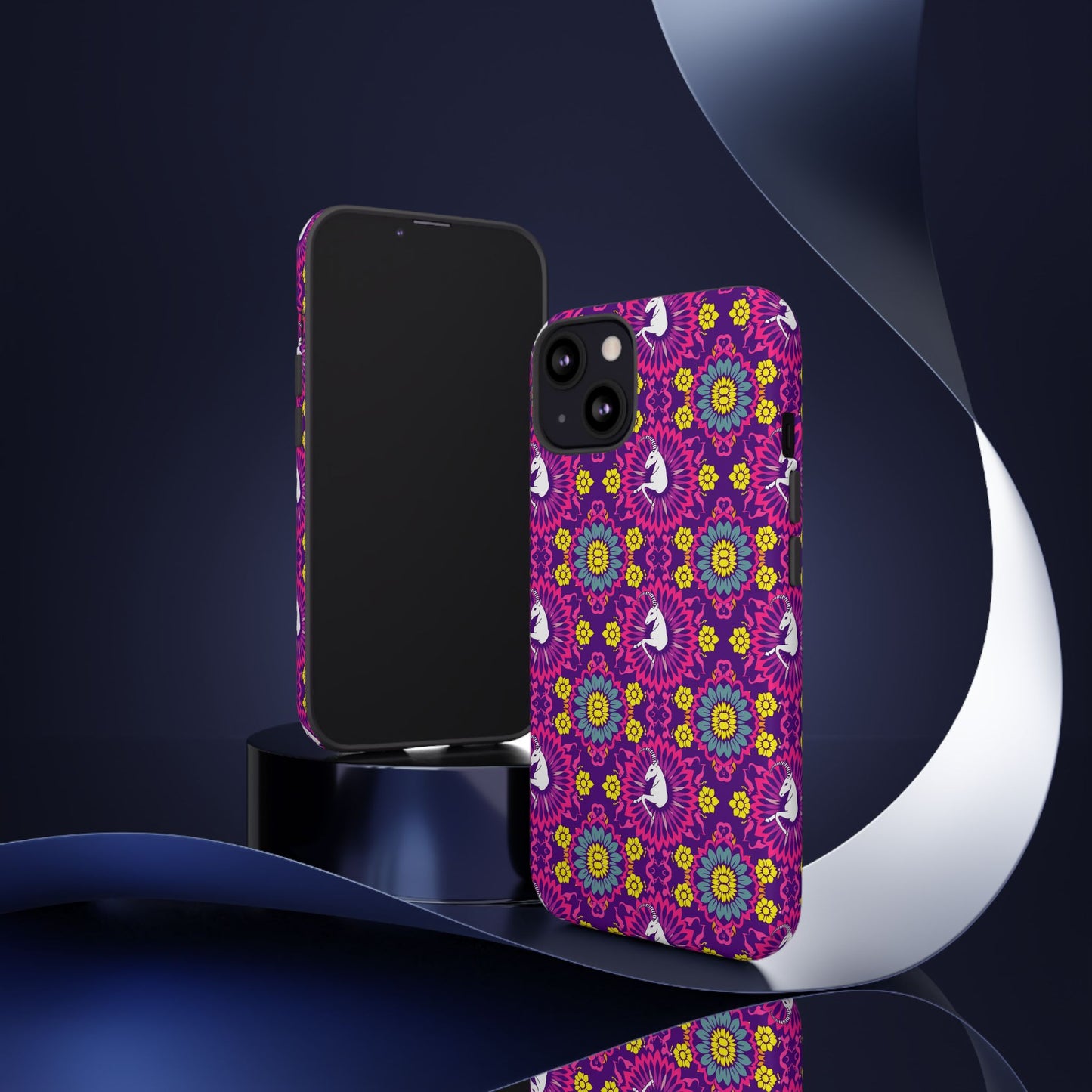 Tough Cases, Capricorn, Zodiac, Flower Pattern