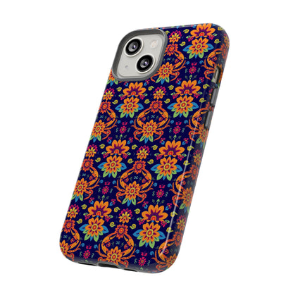 Tough Cases, Cancer, Zodiac, Flower Pattern