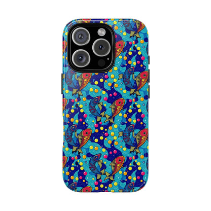 Tough Cases, Pisces, Zodiac v2, Bubble Pattern