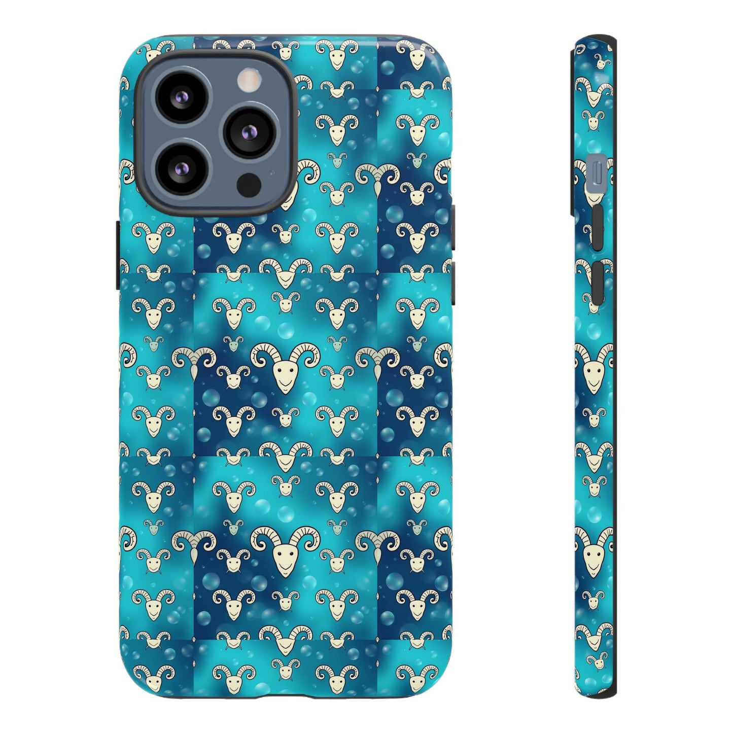 Tough Cases, Aries, Zodiac v1, Bubble Pattern