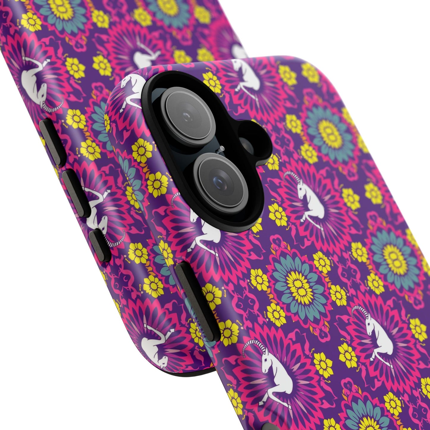Tough Cases, Capricorn, Zodiac, Flower Pattern