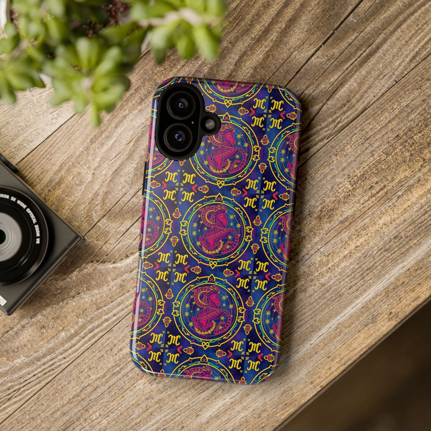 Tough Cases, Capricorn, Zodiac, Metal Pattern