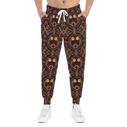 Athletic Joggers, Zodiac Design, Pattern v1, Pisces, AOP