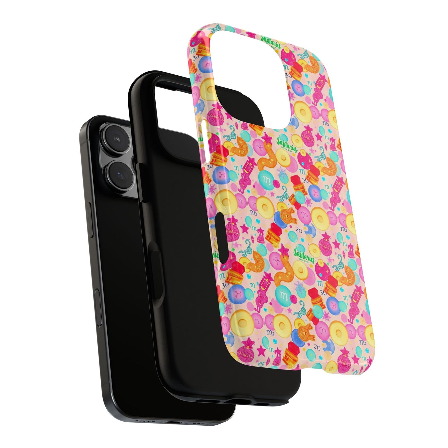Tough Cases, Sagittarius, Zodiac v2, Bubble Pattern