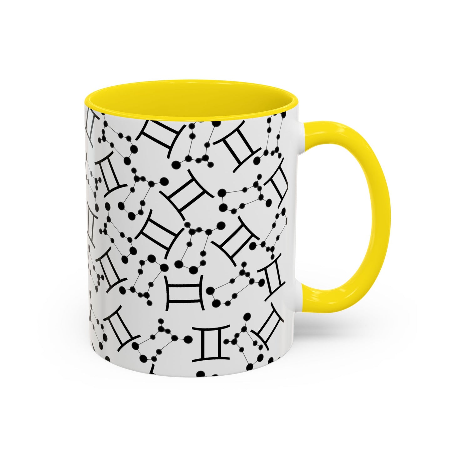 Accent Coffee Mug with the Gemini sign (11, 15oz)