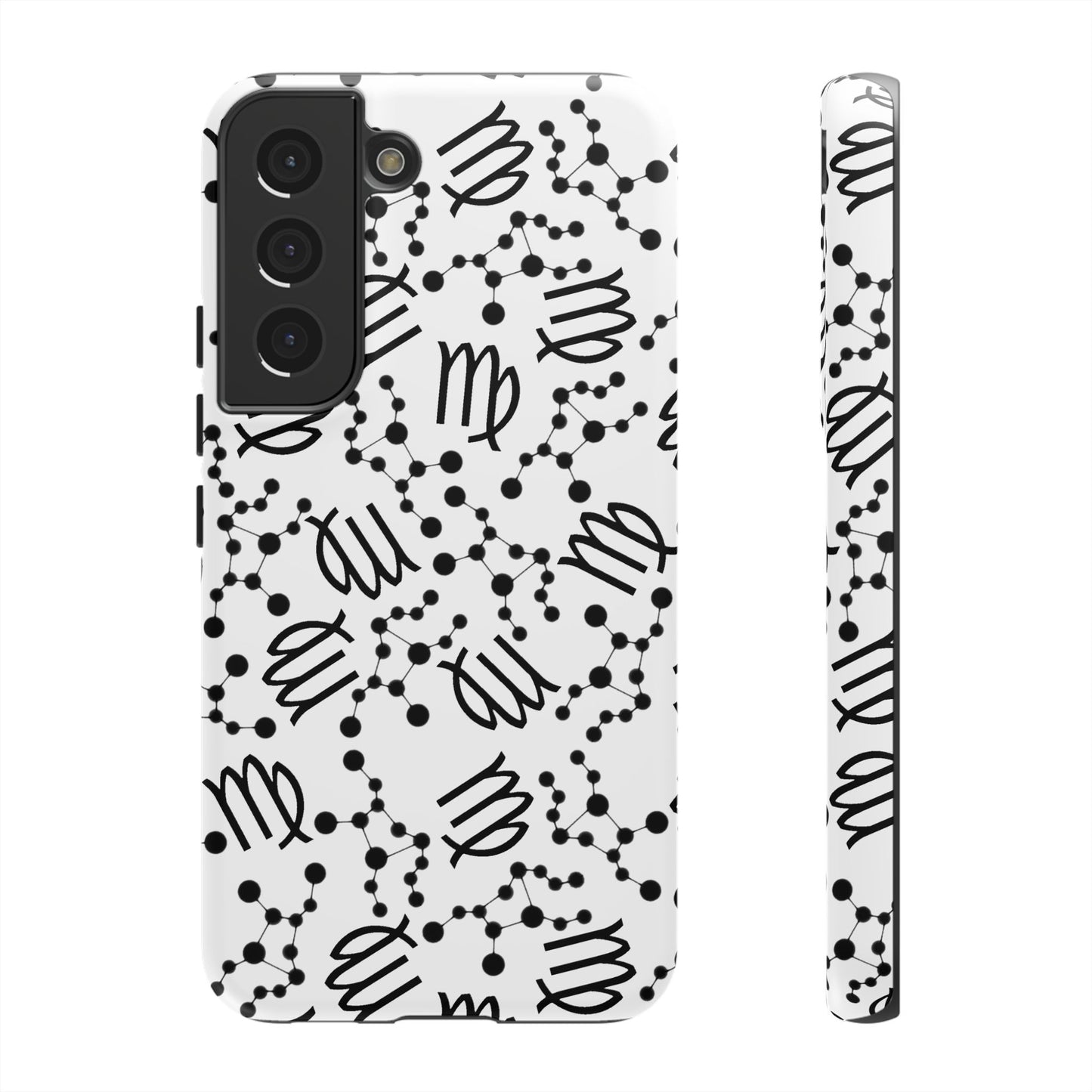 Tough Cases with the Virgo Zodiac sign for iPhone, Samsung Galaxy, and Google Pixel devices