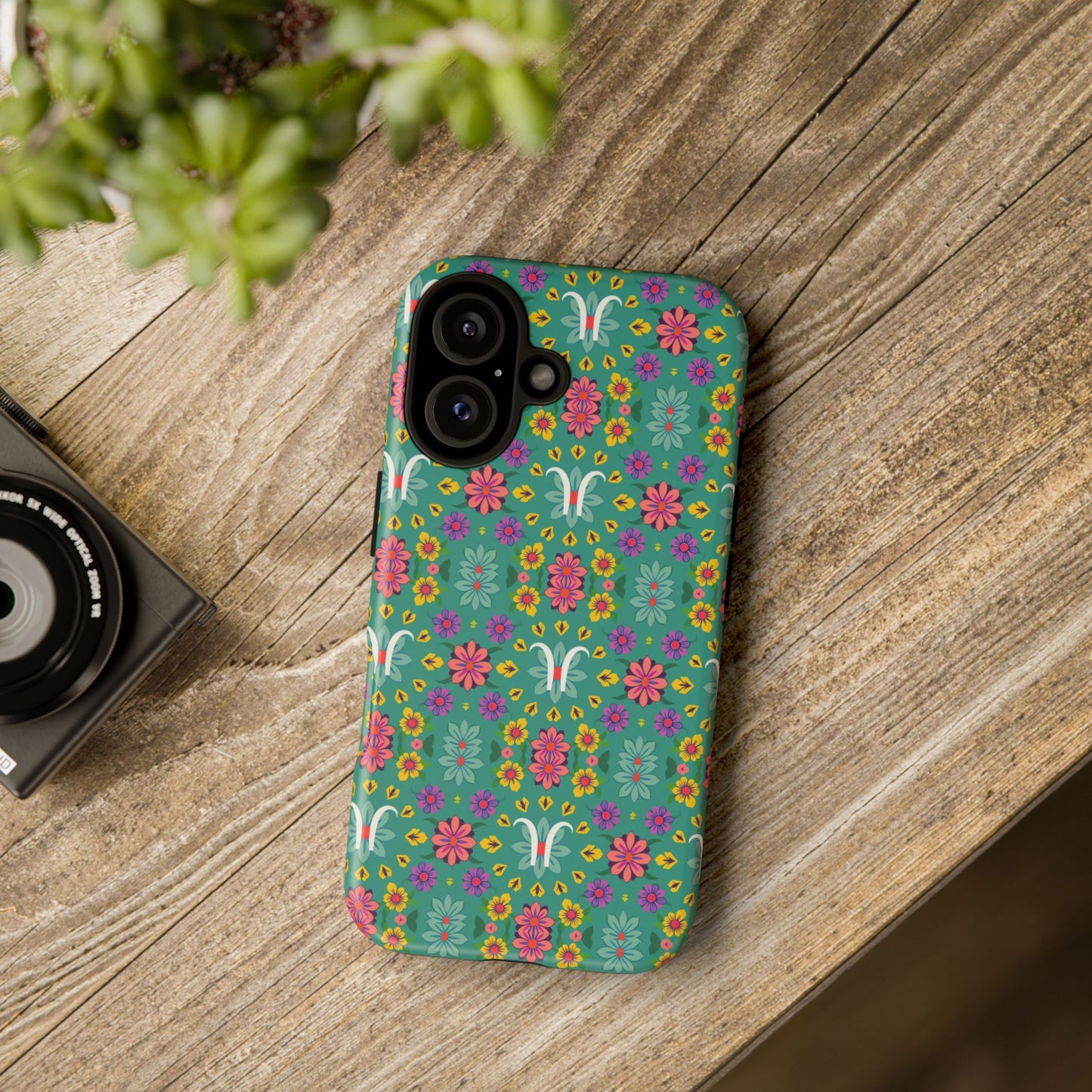 Tough Cases, Aquarius, Zodiac v4, Flower Pattern