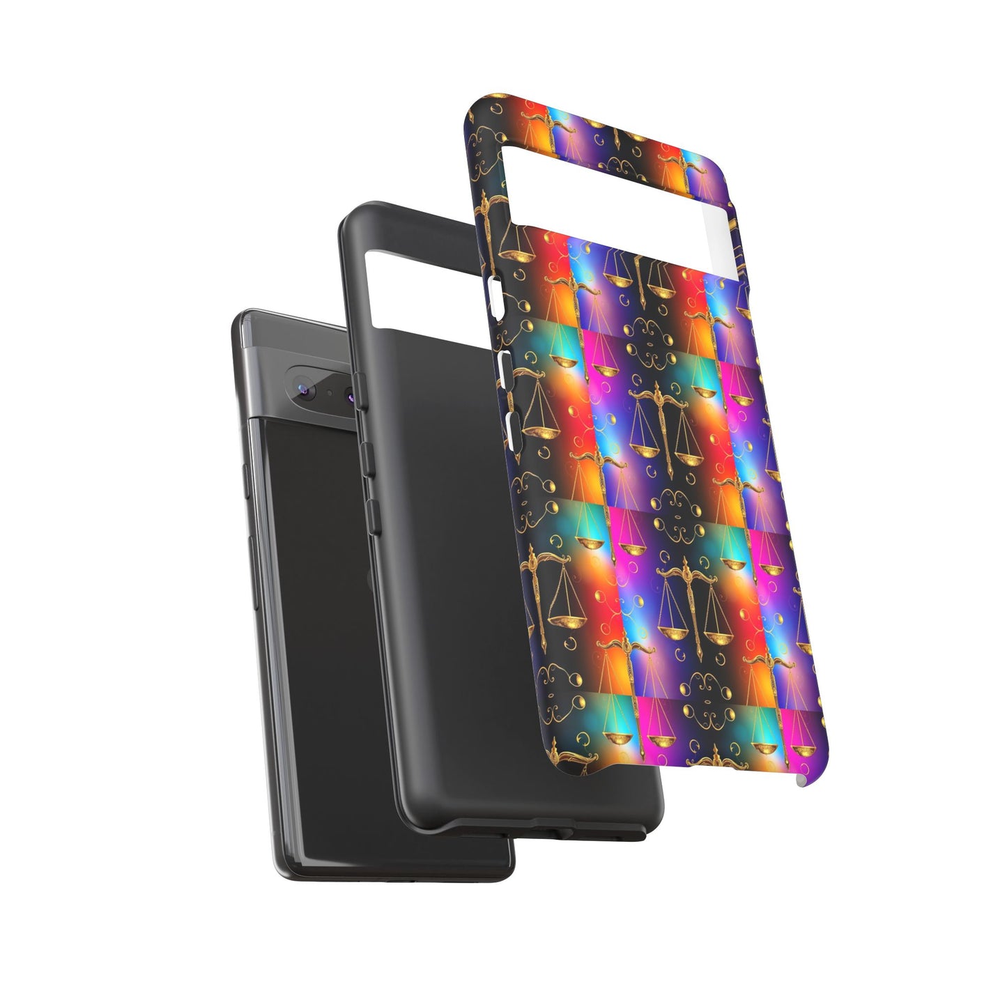 Tough Cases, Libra, Zodiac v1, Metal Pattern