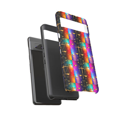 Tough Cases, Libra, Zodiac v1, Metal Pattern