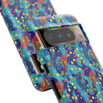 Tough Cases, Pisces, Zodiac v2, Bubble Pattern