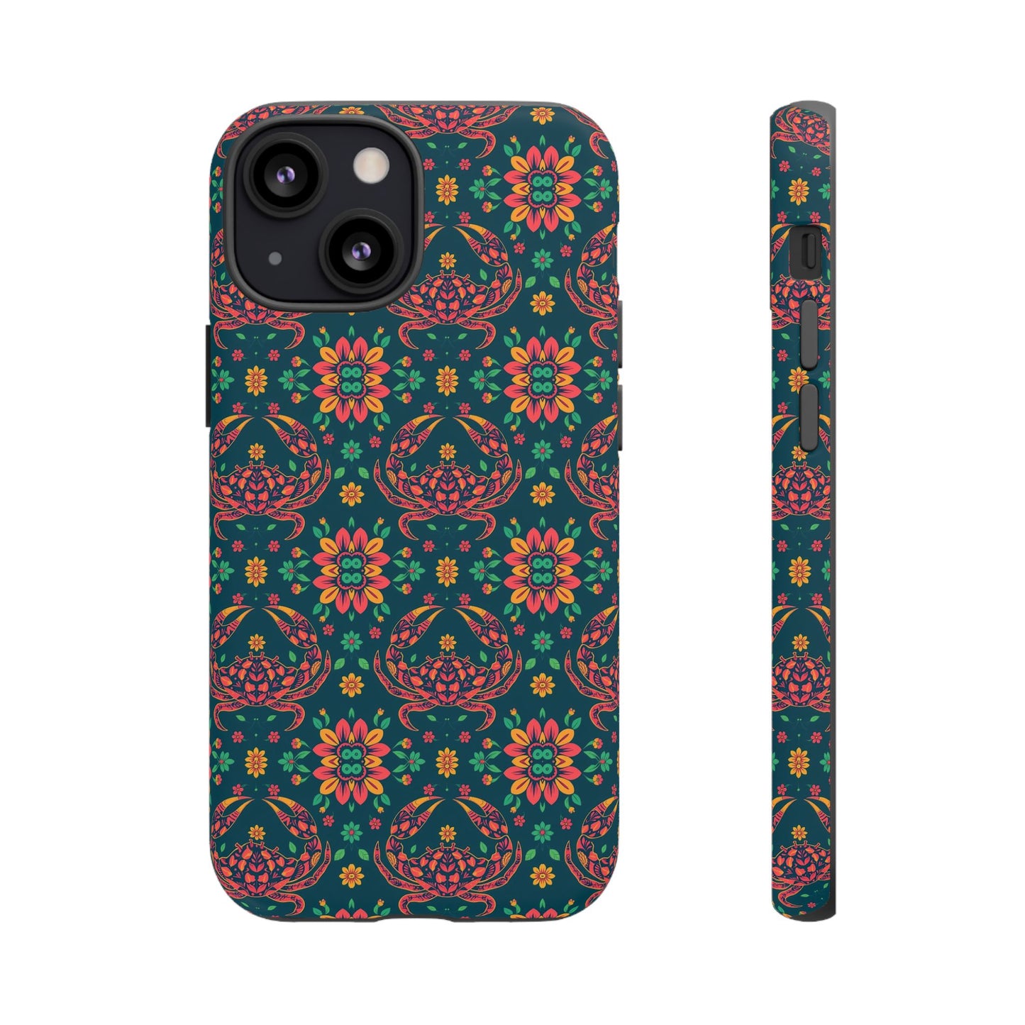 Tough Cases, Cancer, Zodiac v4, Flower Pattern