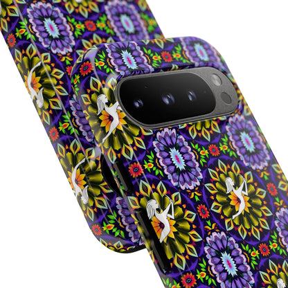 Tough Cases, Sagittarius, Zodiac v1, Flower Pattern