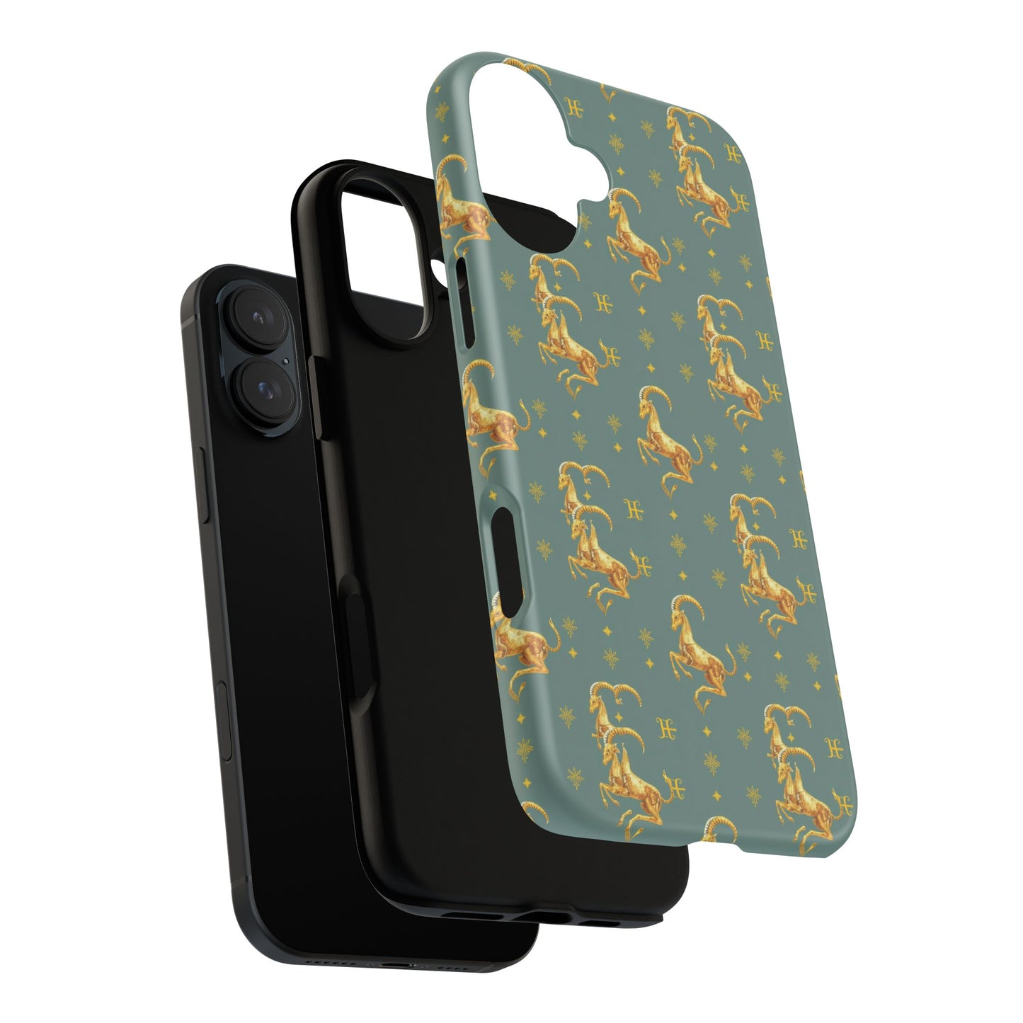 Tough Cases, Capricorn, Zodiac v1, Metal Pattern