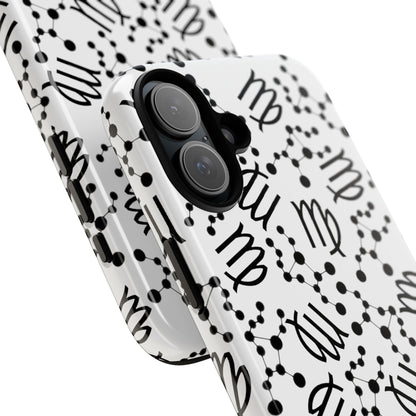Tough Cases with the Virgo Zodiac sign for iPhone, Samsung Galaxy, and Google Pixel devices