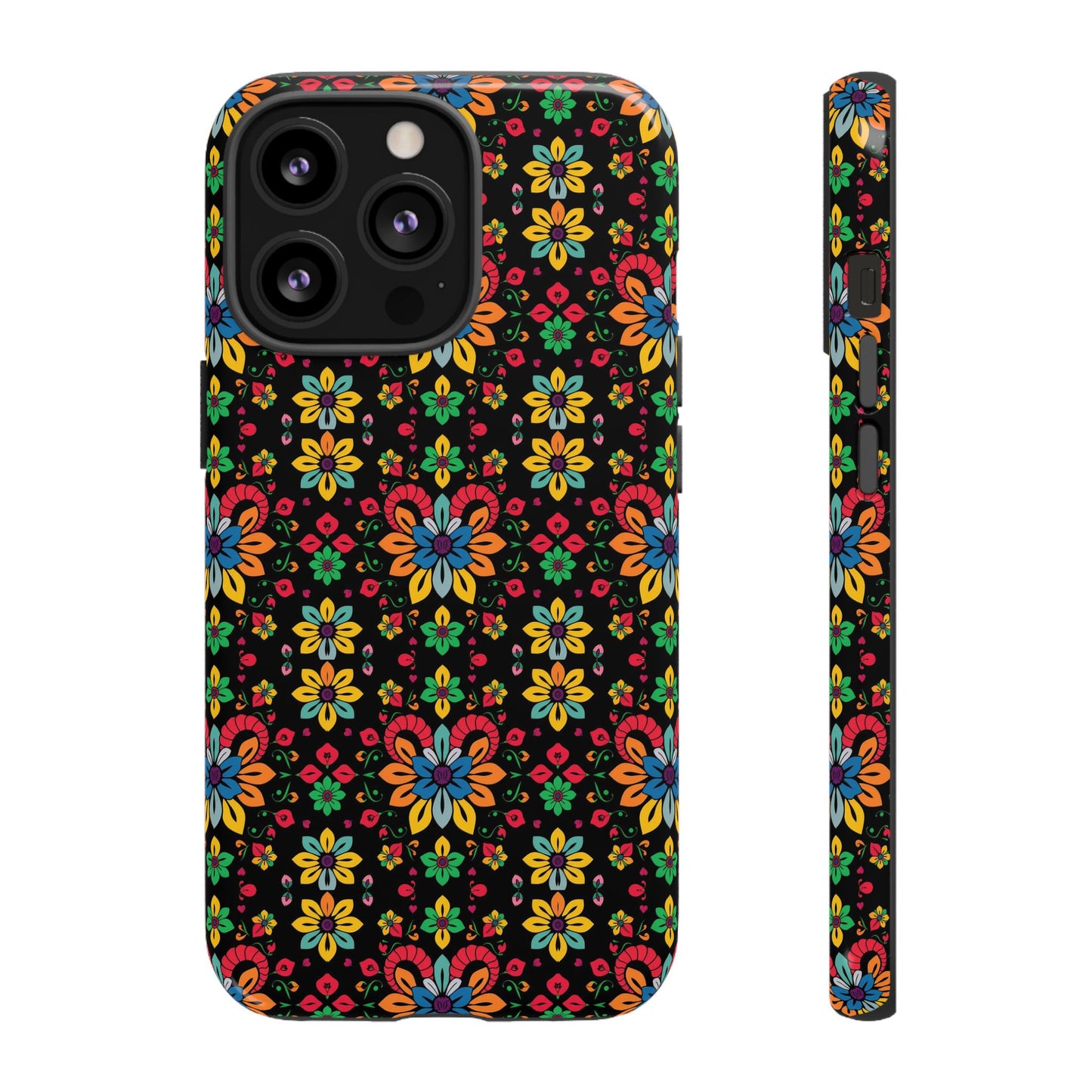 Tough Cases, Aries, Zodiac v2, Flower Pattern