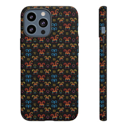 Tough Cases, Aries, Zodiac v1, Metal Pattern