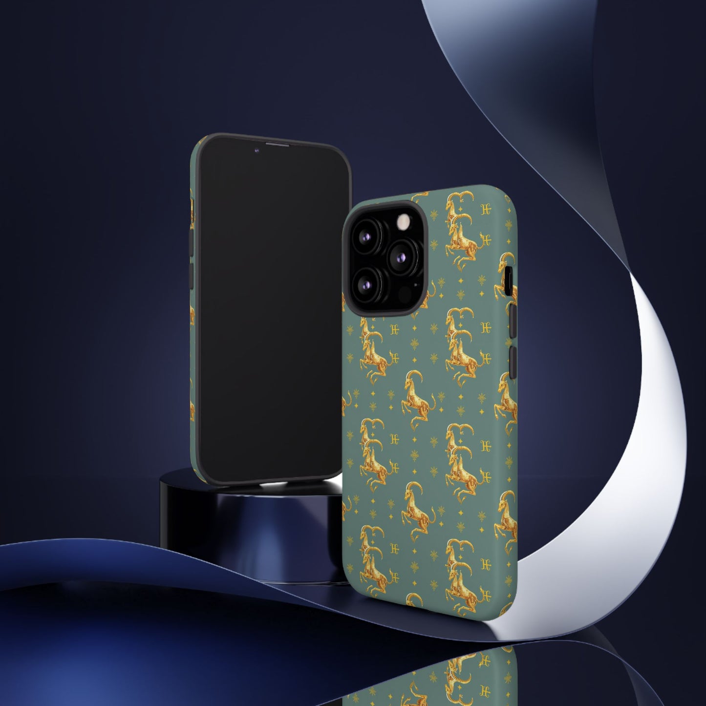 Tough Cases, Capricorn, Zodiac v1, Metal Pattern
