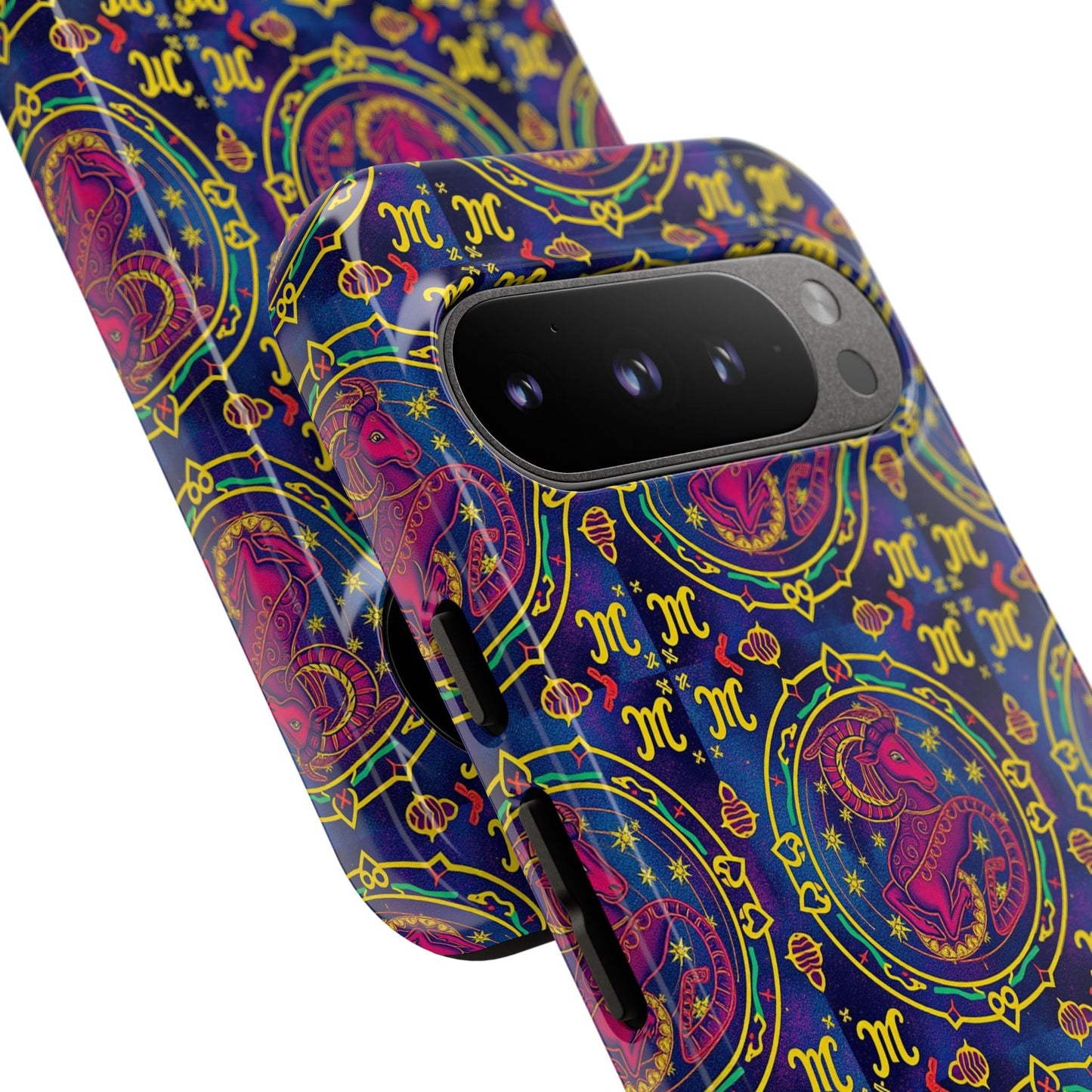 Tough Cases, Capricorn, Zodiac, Metal Pattern