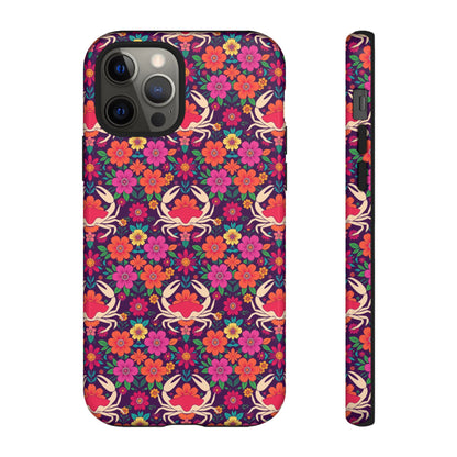 Tough Cases, Cancer, Zodiac v1, Flower Pattern