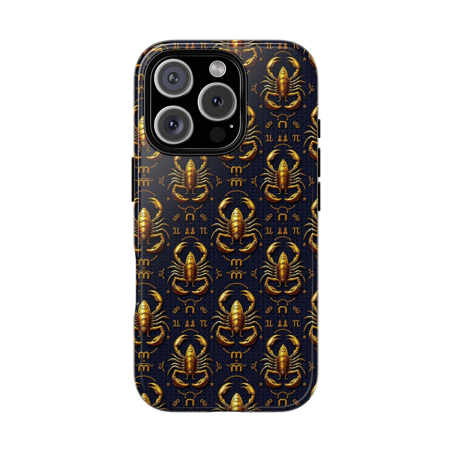 Tough Cases, Scorpio, Zodiac, Metal Pattern