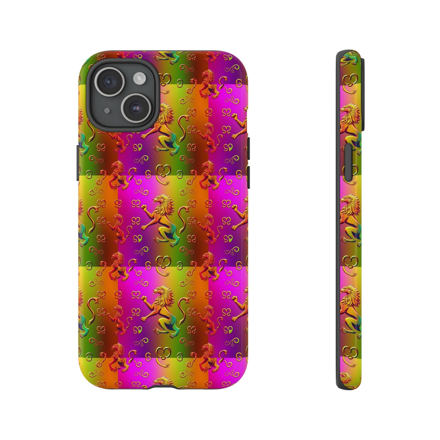 Tough Cases, Leo, Zodiac v1, Metal Pattern