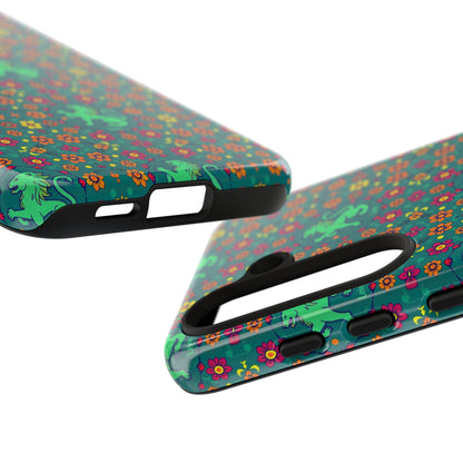 Tough Cases, Leo, Zodiac v3, Flower Pattern