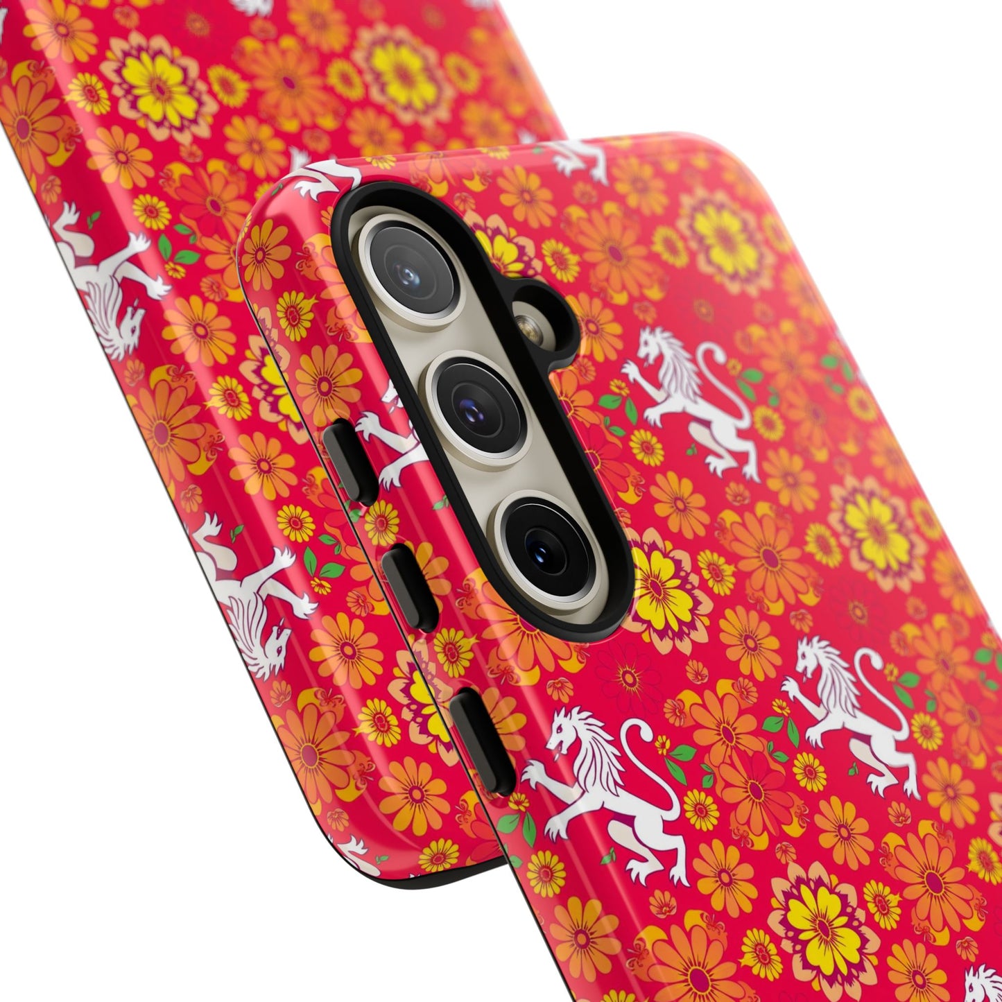 Tough Cases, Leo, Zodiac v4, Flower Pattern