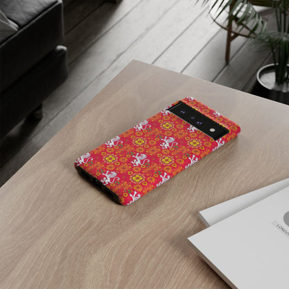Tough Cases, Leo, Zodiac v4, Flower Pattern