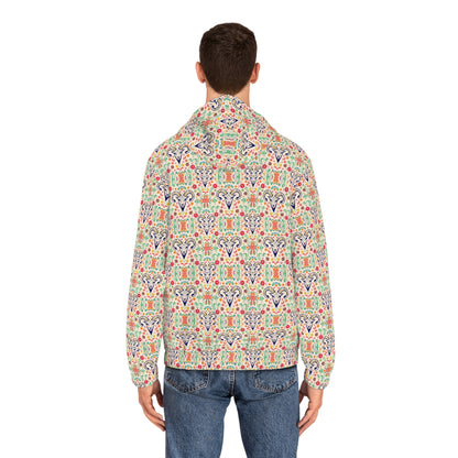 Full-Zip Hoodie (AOP), Aries, Zodiac v4, Pattern