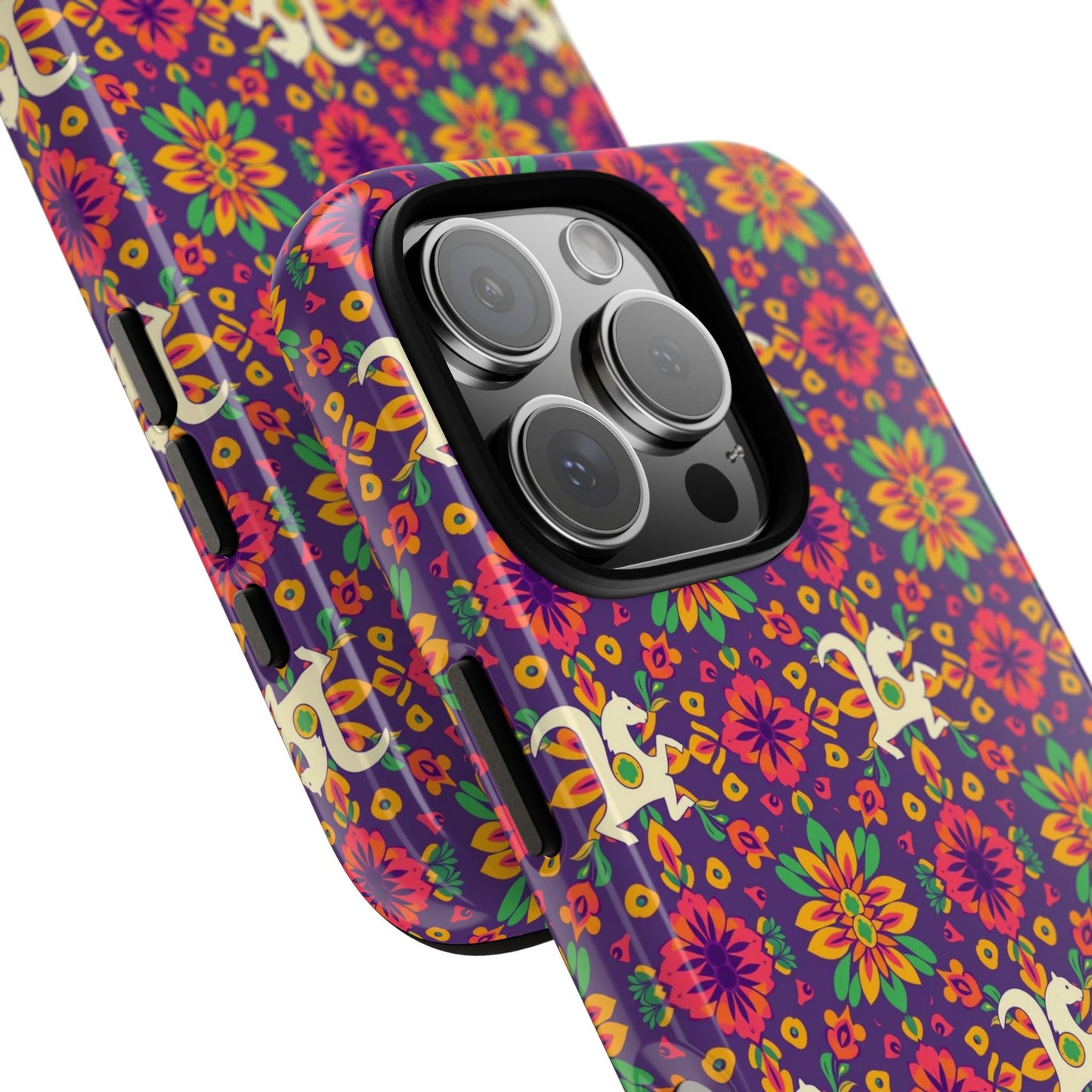 Tough Cases, Aquarius, Zodiac v1, Flower Pattern