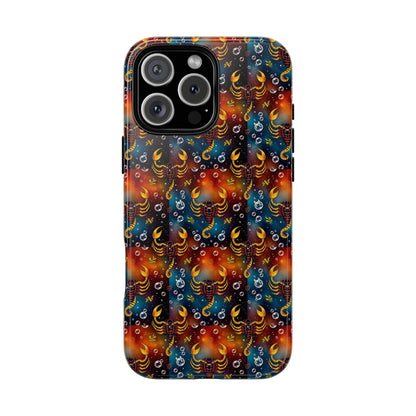 Tough Cases, Scorpio, Zodiac v2, Bubble Pattern
