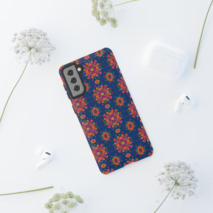 Tough Cases, Gemini, Zodiac v2, Flower Pattern