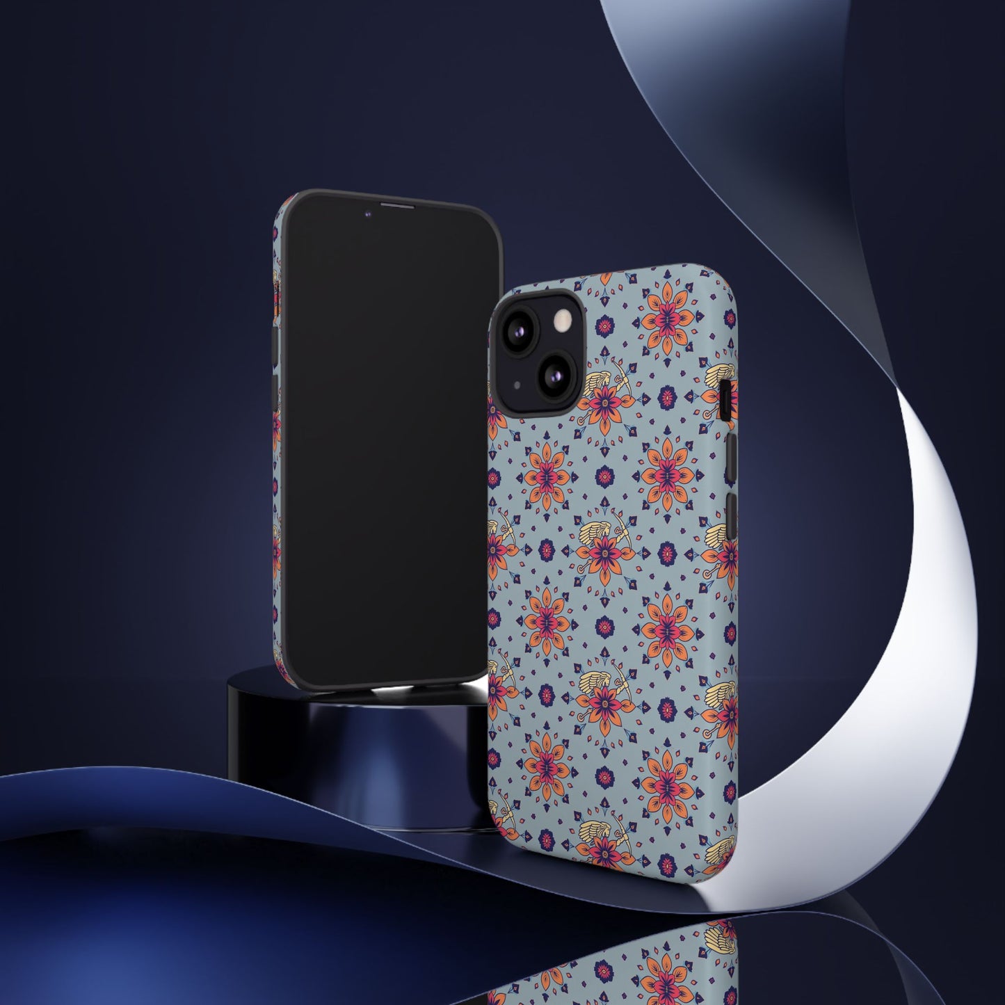 Tough Cases, Sagittarius, Zodiac v3, Flower Pattern