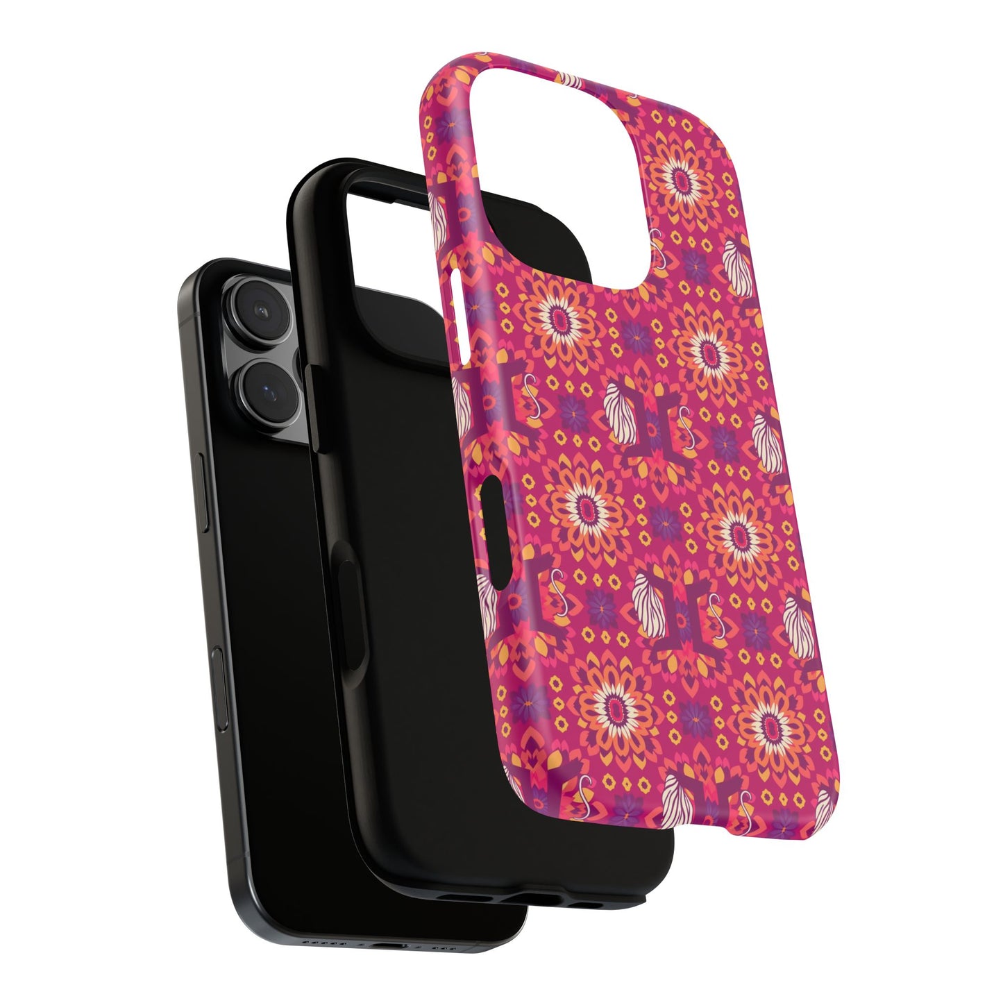 Tough Cases, Gemini, Zodiac v1, Flower Pattern