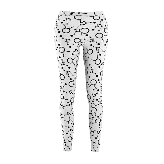 Women's Zodiac Cut & Sew Casual Leggings Taurus Zodiac sign