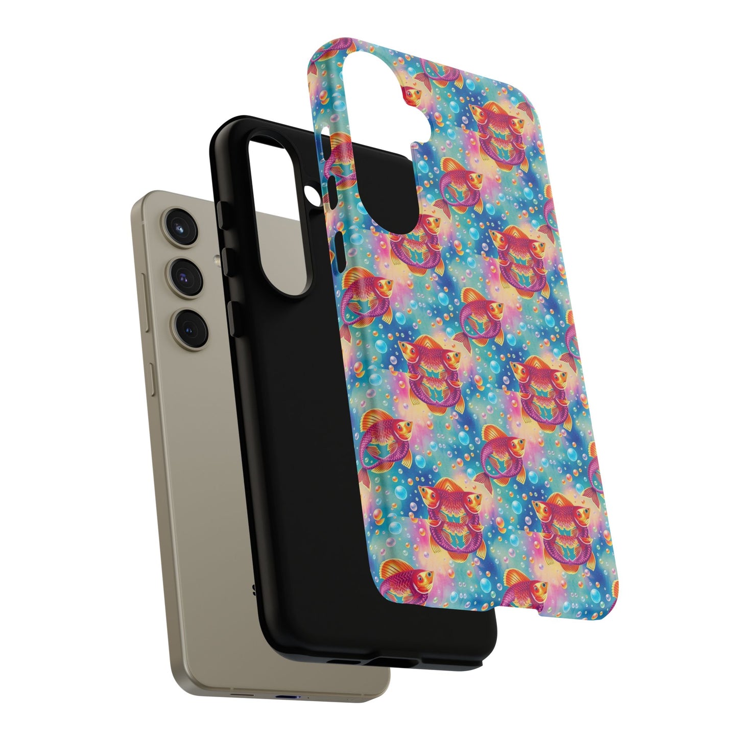 Tough Cases, Pisces, Zodiac v1, Bubble Pattern