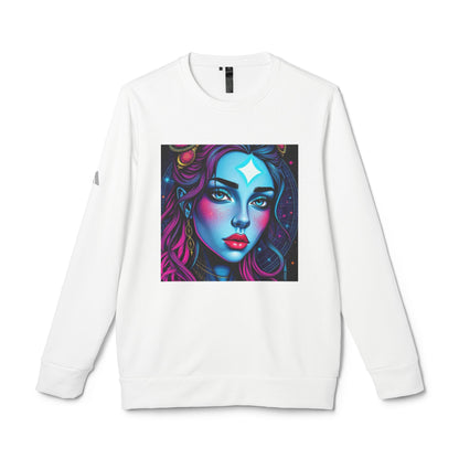 Adidas Unisex Fleece Crewneck Sweatshirt, Gemini, Pop Art, Zodiac