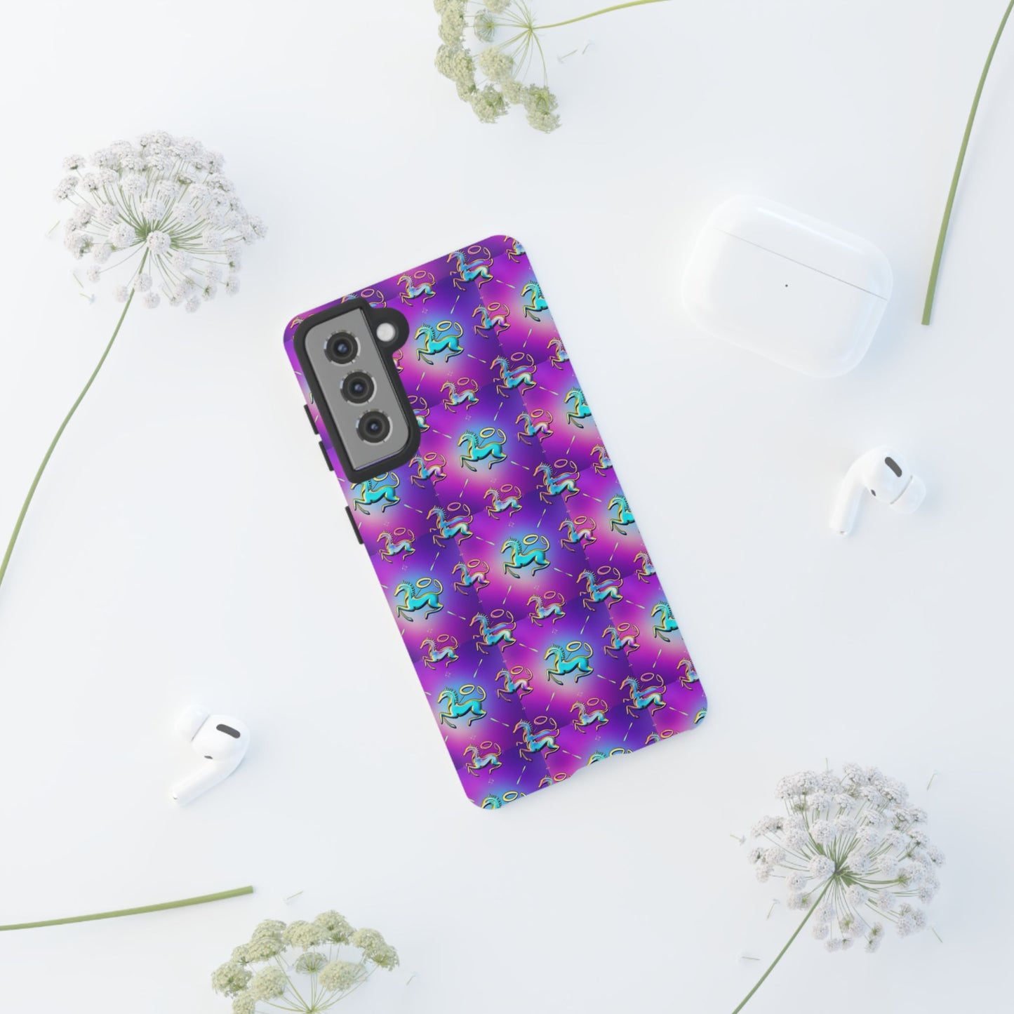 Tough Cases, Aquarius, Zodiac, Metal Pattern