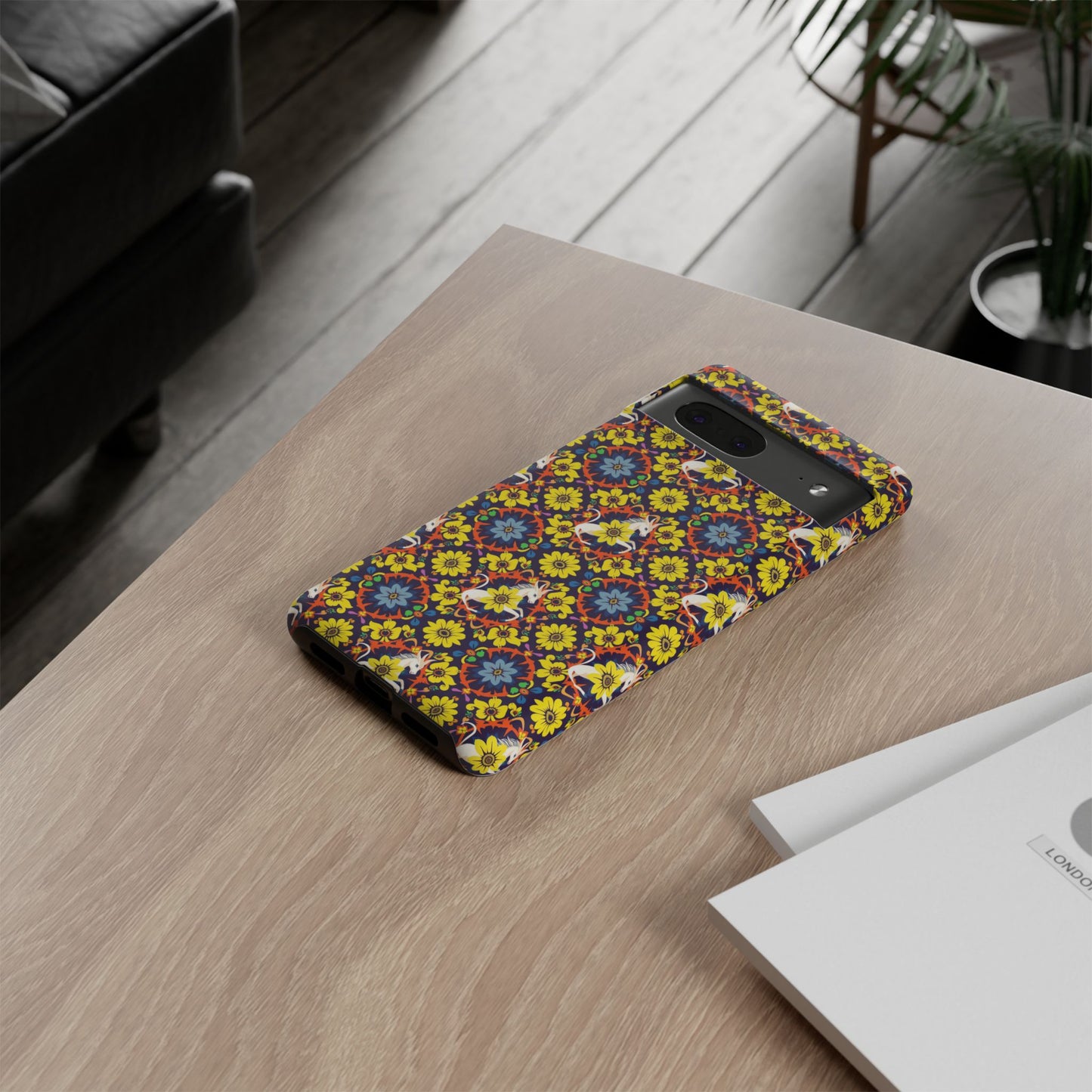Tough Cases, Aquarius, Zodiac v3, Flower Pattern