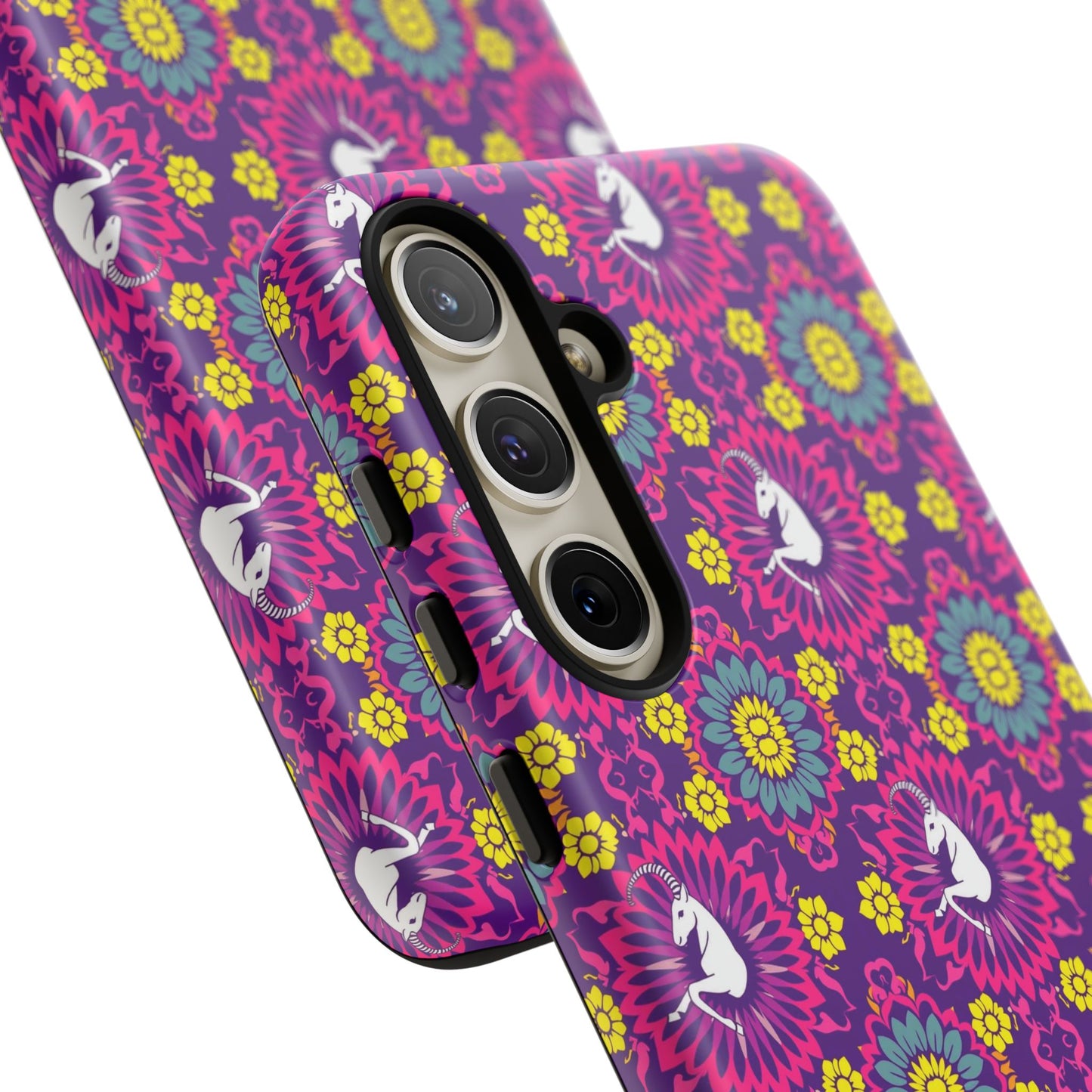Tough Cases, Capricorn, Zodiac, Flower Pattern