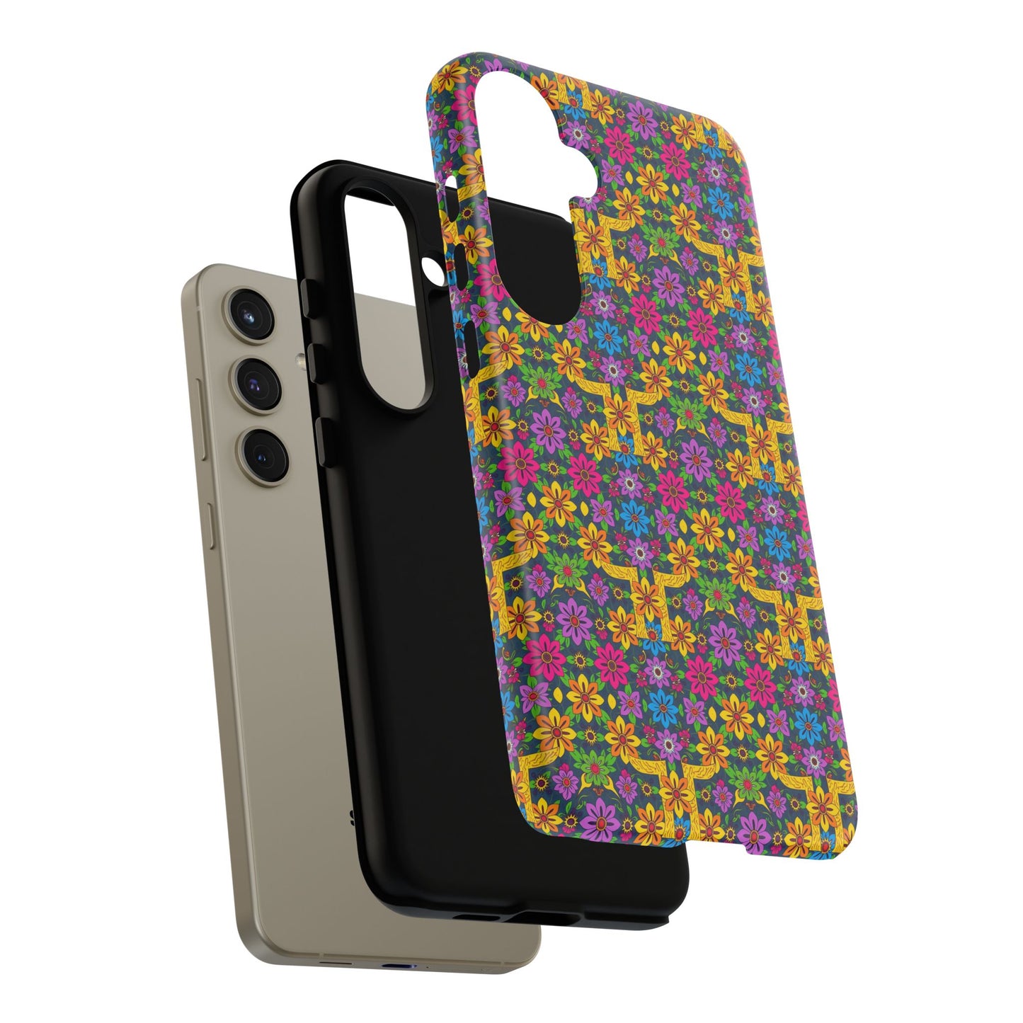 Tough Cases, Gemini, Zodiac v3, Flower Pattern