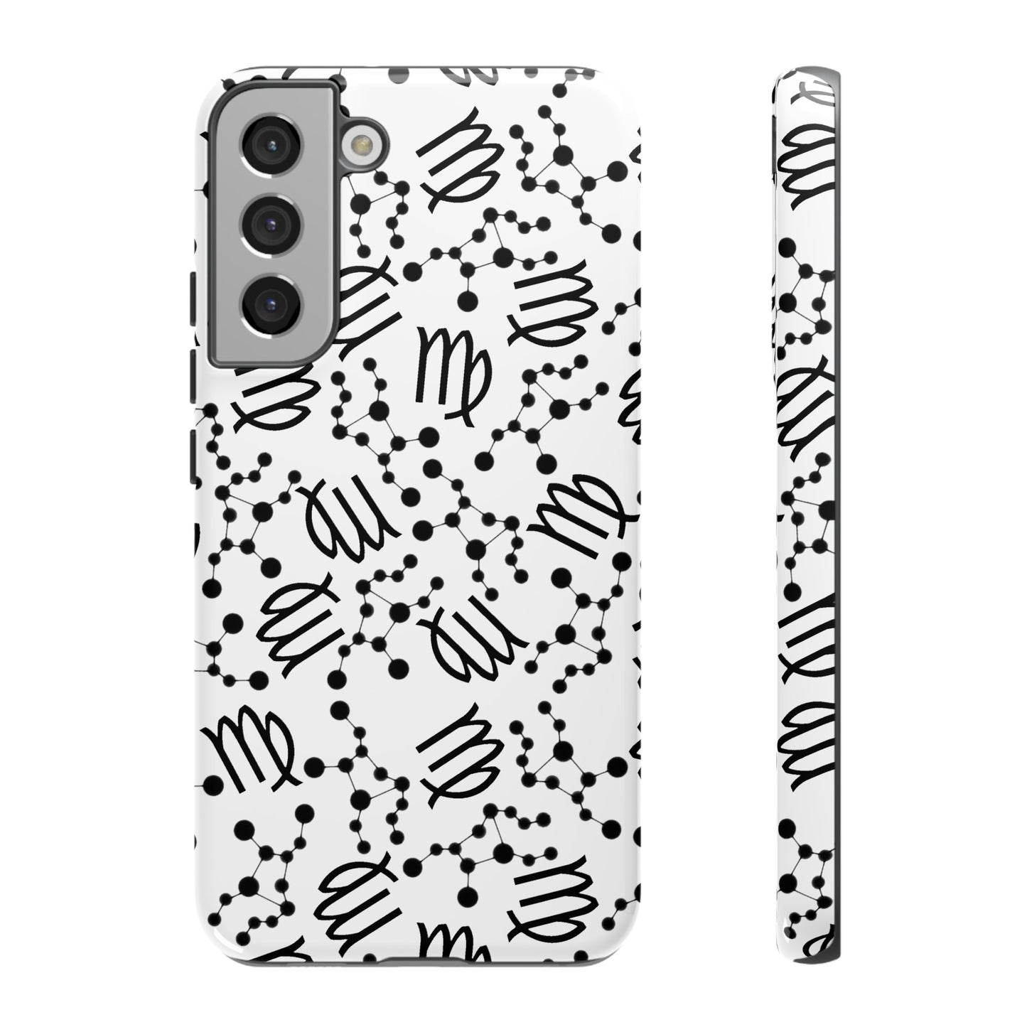 Tough Cases with the Virgo Zodiac sign for iPhone, Samsung Galaxy, and Google Pixel devices