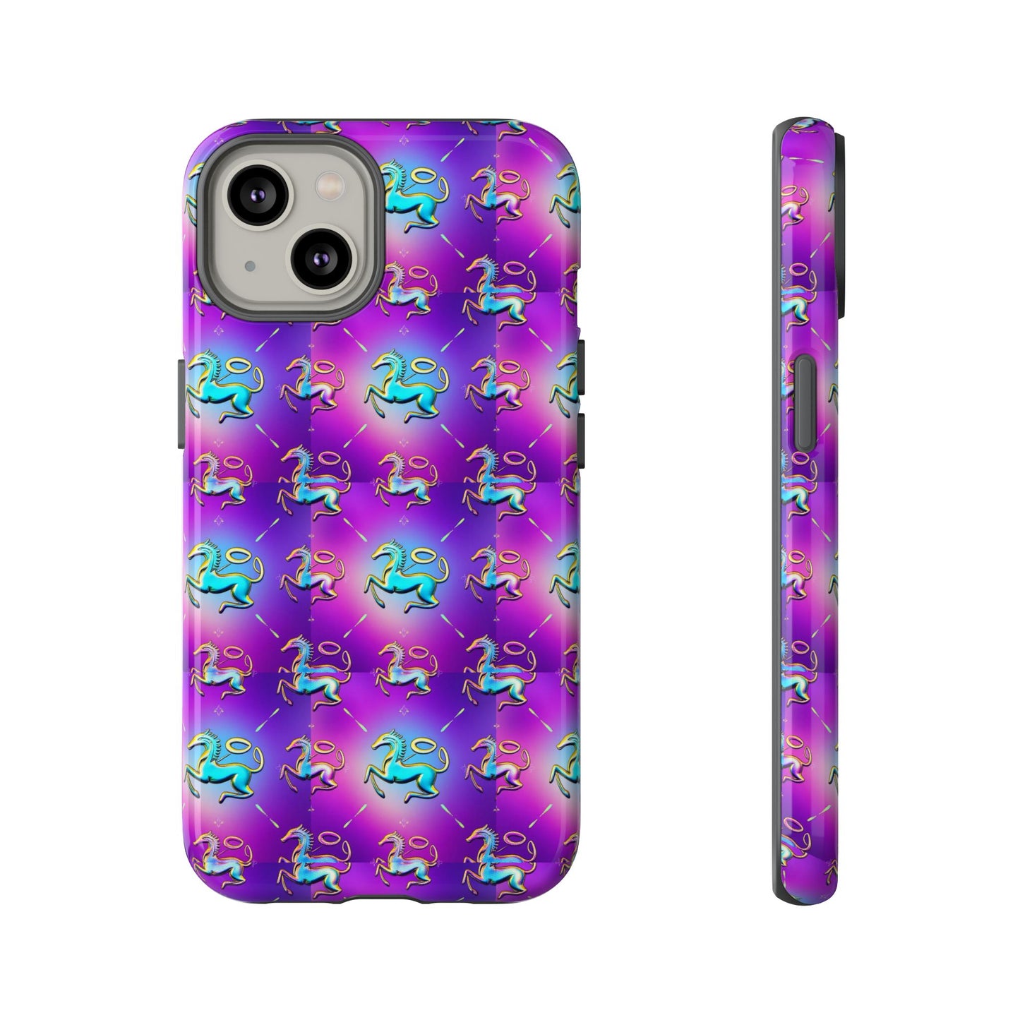 Tough Cases, Aquarius, Zodiac, Metal Pattern