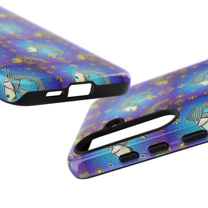 Tough Cases, Pisces, Zodiac v2, Metal Pattern